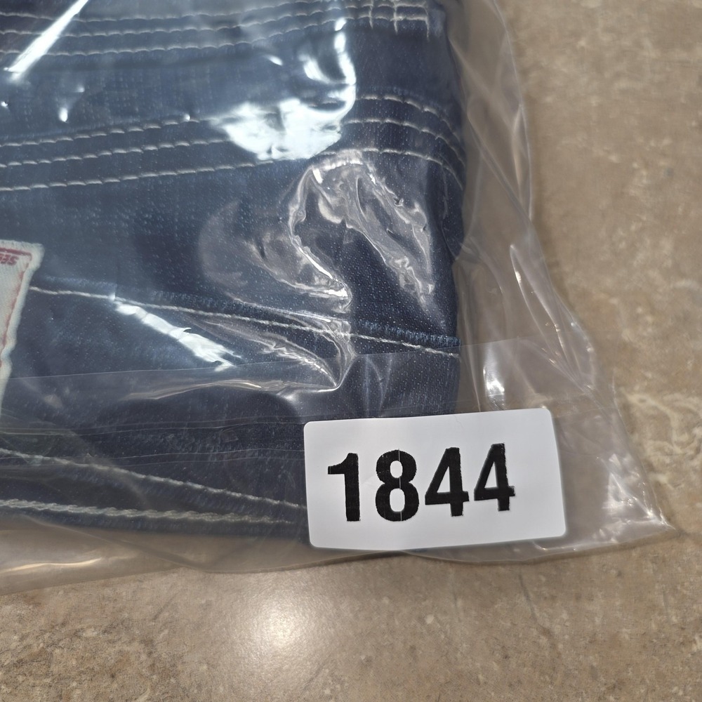 True Religion Jeans Womens 28 Blue Becky Low Rise Bootcut Flap Pockets Made USA - Picture 16 of 16